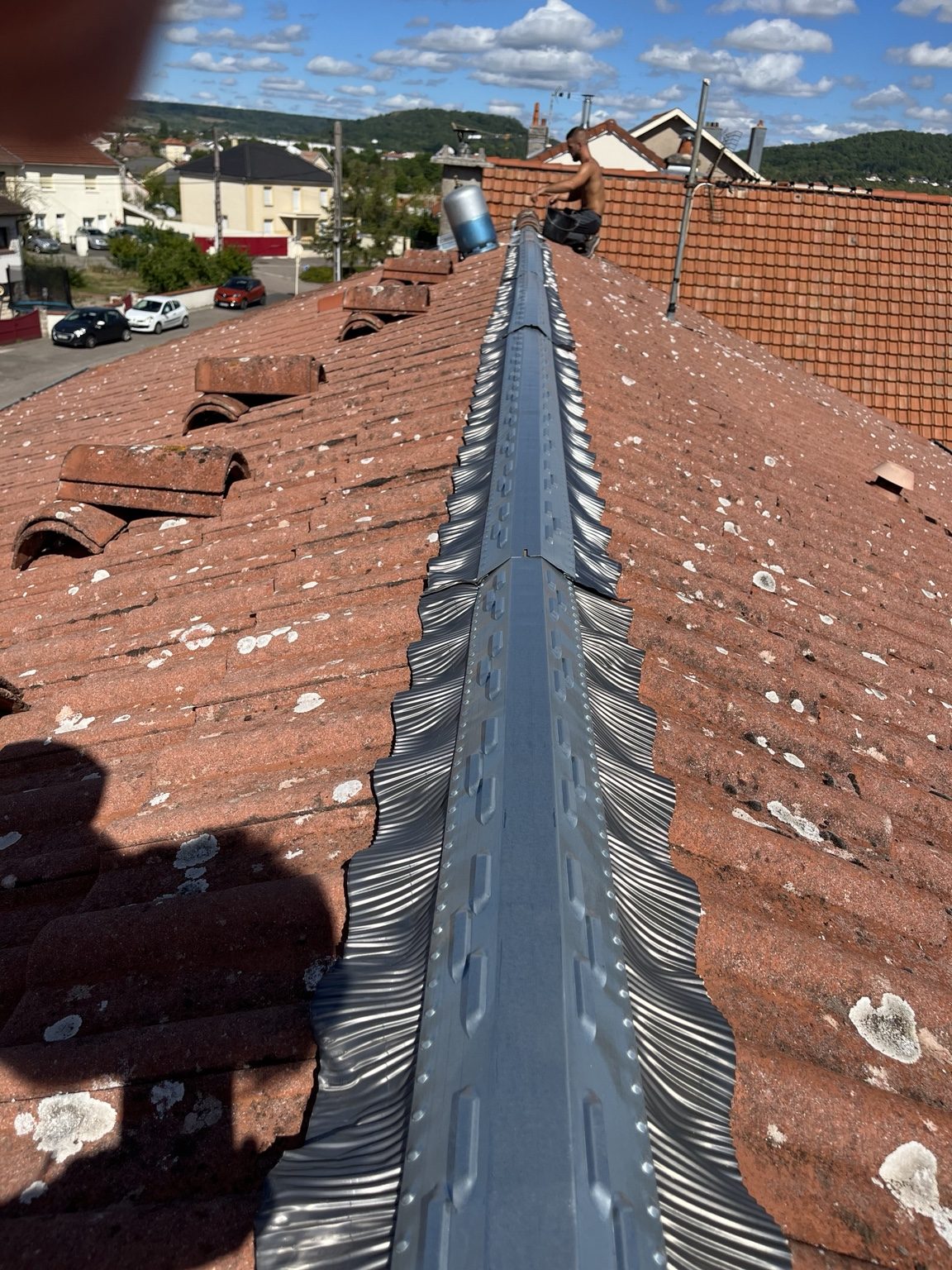Faîtage sur closoir ventilé J2B Couverture