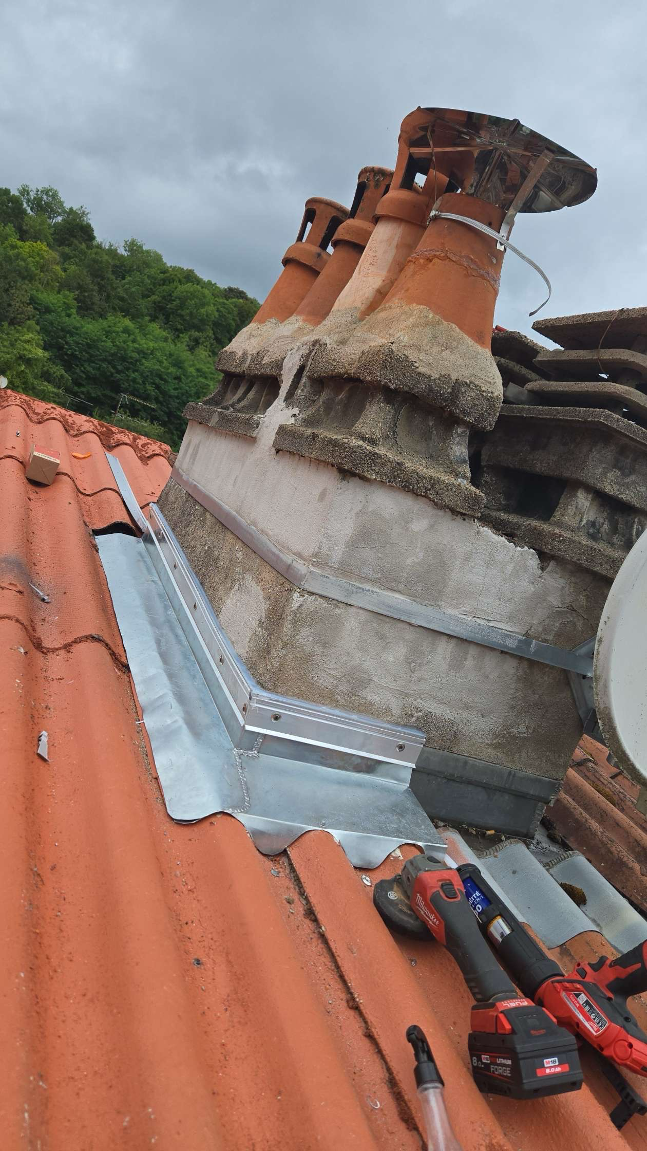 Chantier de zinguerie J2B Couverture